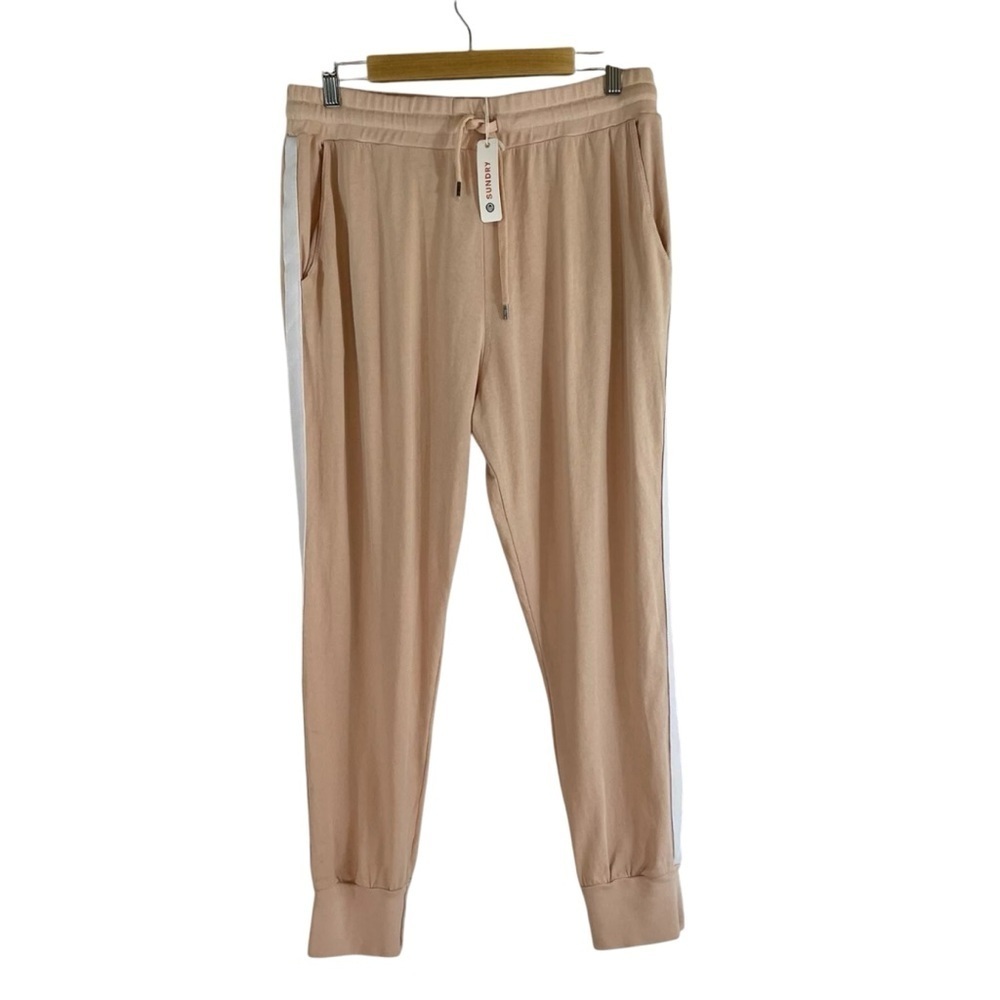 Anthropologie Sundry 4 Jogger Pants Blush Pink NEW NWT Elastic